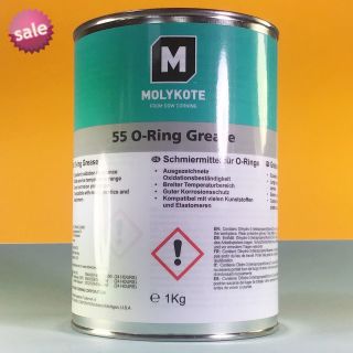 MOLYKOTE 55 O-Ring Grease - Silikonfett für O-Ringe und Dichtungen aus Gummi - 1 kg
