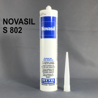 NOVASIL S 802 Silikonklebstoff für Acrylglas und Polycarbonat - transparent - 310 ml