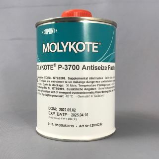 MOLYKOTE P-3700 - Hochreine Festschmierstoffpaste für Schraubverbindungen bis 900 °C - 500 g Dose