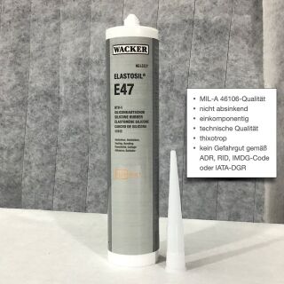 WACKER ELASTOSIL E47 RTV-1 Silikonkautschuk transparent - 310 ml