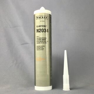 Sonderangebot wegen MHD - WACKER ELASTOSIL N2034 RTV-1 Silikonkautschuk schwarz - 310 ml