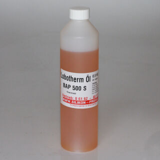 LOBOTHERM Öl BAP 500 S - Für Hochtemperatur-Anwendungen bis 350 °C - im 500 ml oder 5 l Gebinde