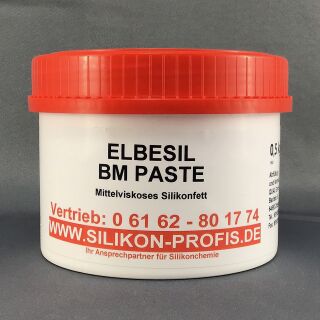 ENKASIL (früher ELBESIL) BM PASTE - mittelviskoses Silikonfett - im 6 g, 100 g, 500 g, 1 kg Gebinde, in der 300 g oder 400 g Kartusche oder im 5 kg Eimer
