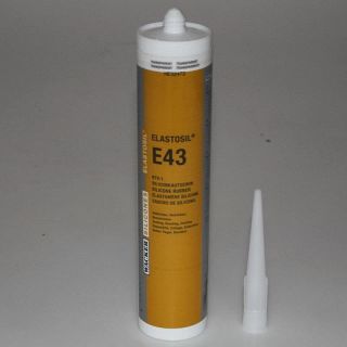 WACKER ELASTOSIL E43 RTV-1 Silikonkautschuk transparent - 310 ml/338 g