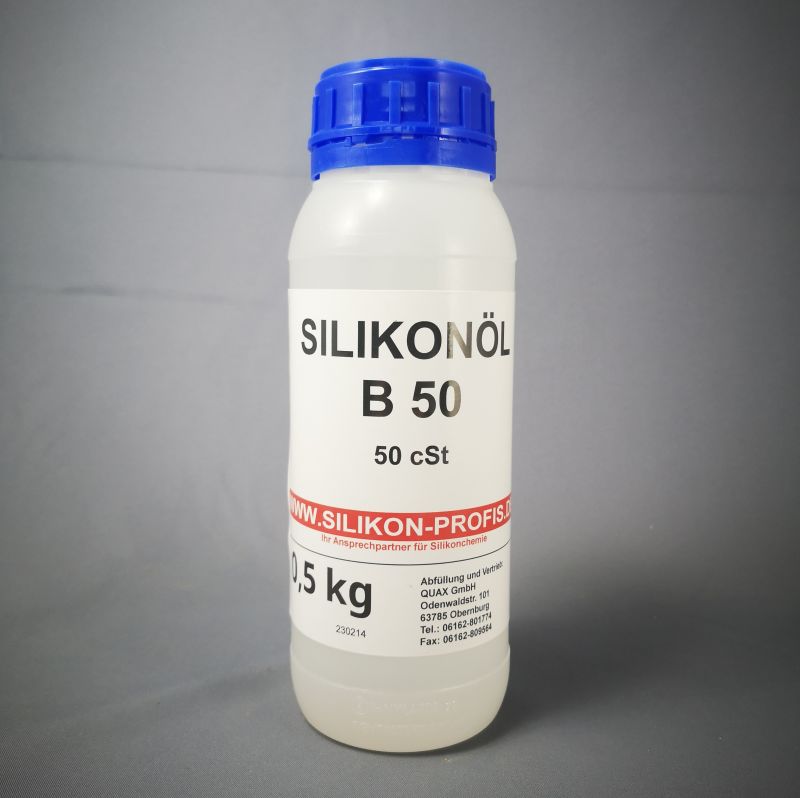 ELBESIL SILIKONÖL B 50 (50 cSt) - im 500 g oder 10 kg Gebinde - SILIK